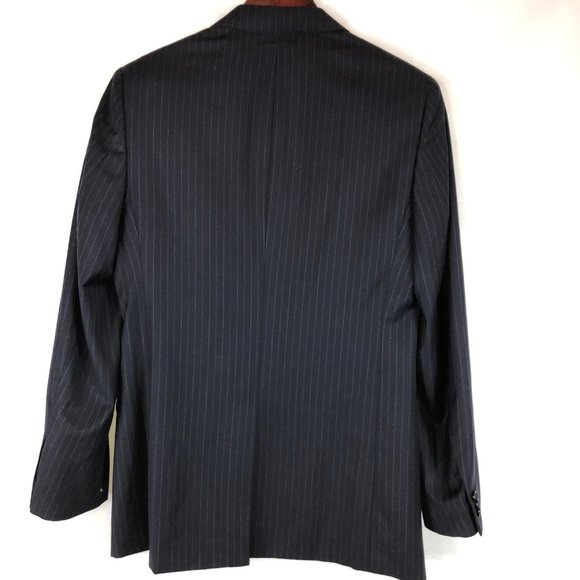 Banana Republic Navy Pinstripe Blazer - Picture 4 of 8